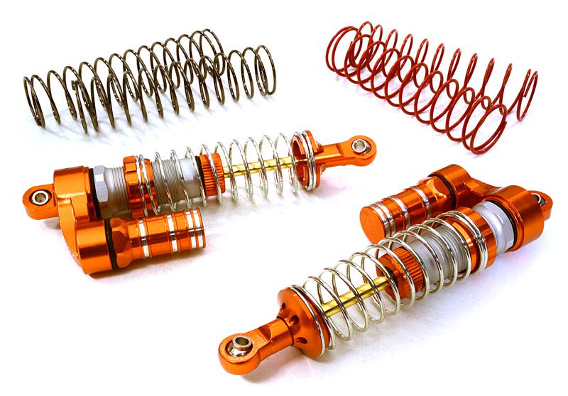 Machined Piggyback Shock (2) for Axial 1/10 SCX10 II Scale Crawler (L=95mm)