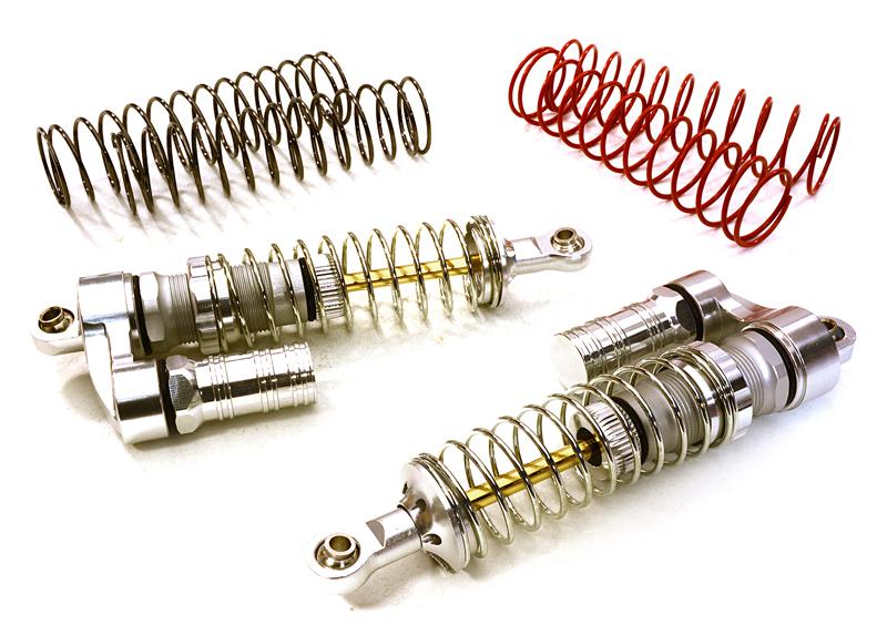 Machined Piggyback Shock (2) for Axial 1/10 SCX10 II Scale Crawler (L=95mm)