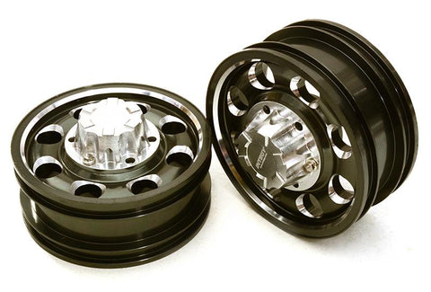 Billet Machined Alloy Front Wheel for Tamiya 1/14 Scale Tractor Trucks