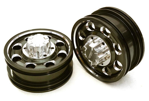 Billet Machined Alloy Front Wheel for Tamiya 1/14 Scale Tractor Trucks