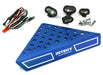 Roof Top Alloy Armor Protection Plate w/ Lights for 1/10 Scale Crawler (W=148mm)