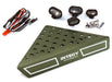 Roof Top Alloy Armor Protection Plate w/ Lights for 1/10 Scale Crawler (W=148mm)