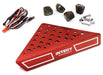 Roof Top Alloy Armor Protection Plate w/ Lights for 1/10 Scale Crawler (W=148mm)