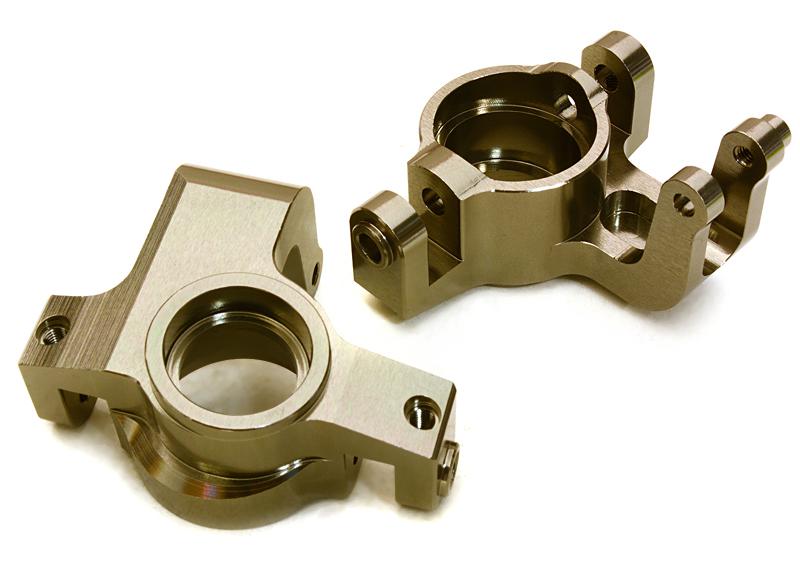 Billet Machined Alloy Front Hub Steering Blocks for Axial Yeti XL