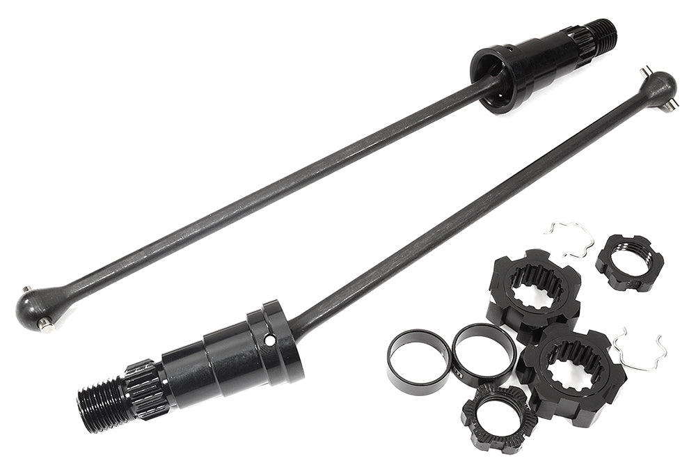 Universal Drive Shafts w/ +6mm Ext. Stub Axles (2) for Traxxas X-Maxx 4X4