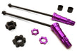 Universal Drive Shafts w/ +6mm Ext. Stub Axles (2) for Traxxas X-Maxx 4X4