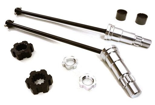 Universal Drive Shafts w/ +12mm Ext. Stub Axles (2) for Traxxas X-Maxx 4X4