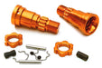 Billet Machined +0mm Ext. Stub Axles for C27070, C27071 & C27072
