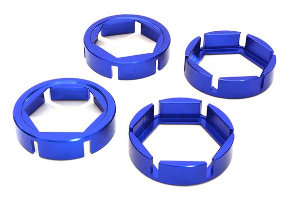 Billet Machined Wheel Hex Outer Reinforcement Ring Set(4) for Traxxas X-Maxx 4X4