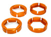 Billet Machined Wheel Hex Outer Reinforcement Ring Set(4) for Traxxas X-Maxx 4X4