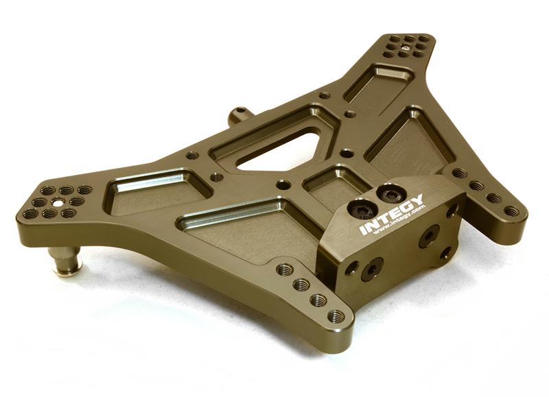 Billet Machined Rear Shock Tower for 1/10 Rustler 2WD, Slash 2WD & Stampede 2WD