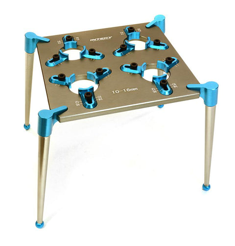 Team Workstation & Shock Rebuild Stand for Shock Size 10mm-16mm
