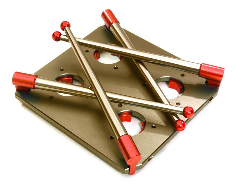 Team Workstation & Shock Rebuild Stand for Shock Size 10mm-16mm