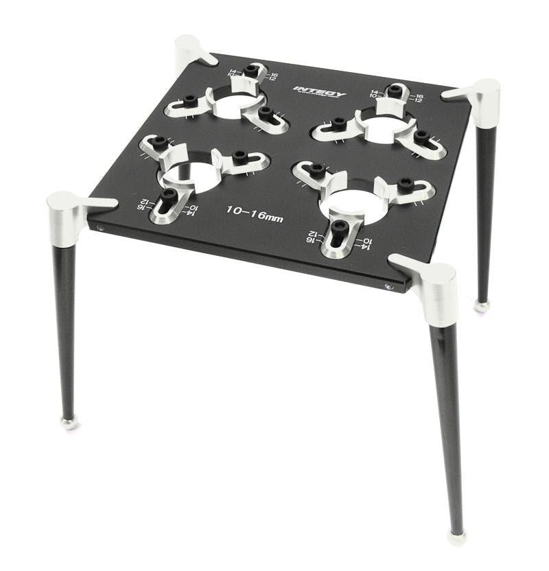 Team Workstation & Shock Rebuild Stand for Shock Size 10mm-16mm