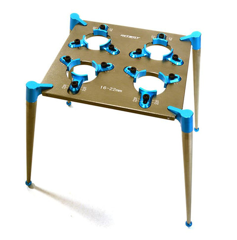 Team Workstation & Shock Rebuild Stand for Shock Size 18mm-23mm