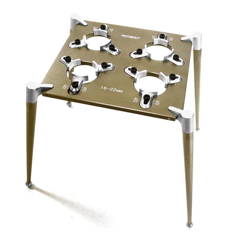 Team Workstation & Shock Rebuild Stand for Shock Size 18mm-23mm