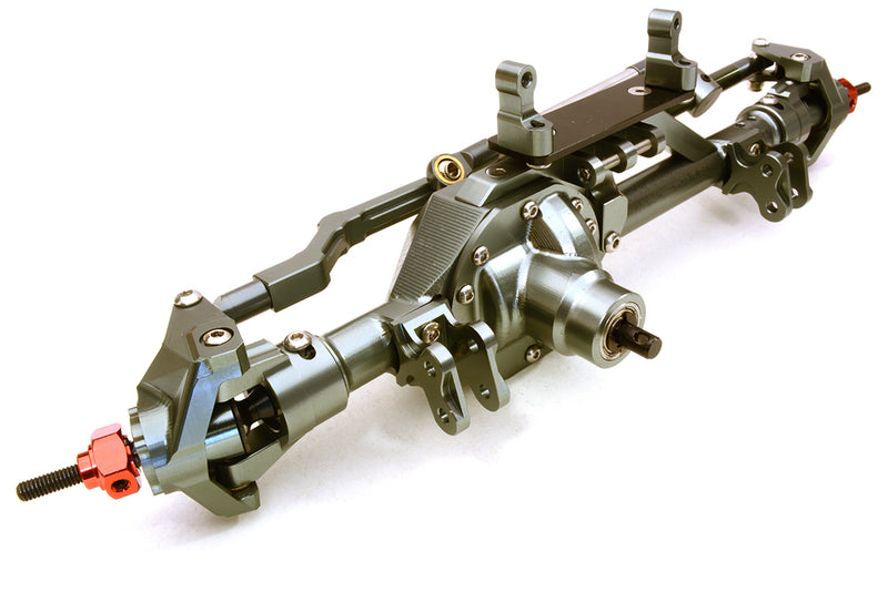 Billet Machined Complete Front Axle Assembly for Axial 1/10 RR10 Bomber 4WD