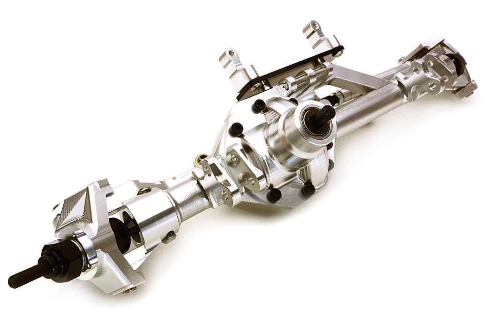 Billet Machined Complete Front Axle Assembly for Axial 1/10 RR10 Bomber 4WD