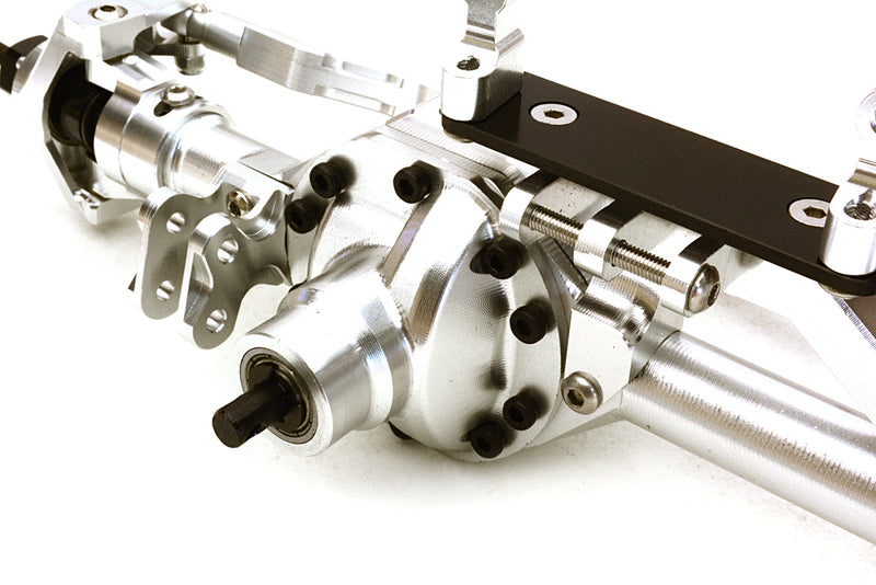 Billet Machined Complete Front Axle Assembly for Axial 1/10 RR10 Bomber 4WD