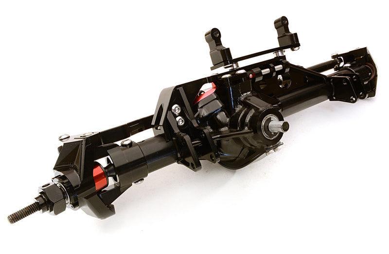 Billet Machined Complete Front Axle Assembly for Axial 1/10 RR10 Bomber 4WD