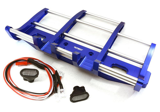 CNC Alloy Front Bumper w/ LED for Tamiya 1/14 King Hauler & Globe Liner