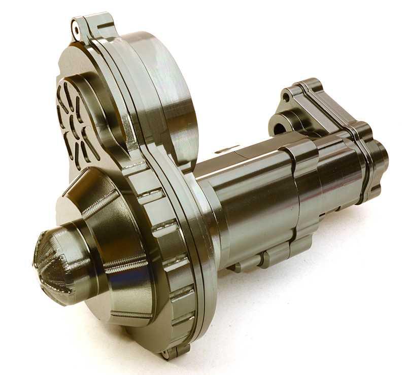 Billet Machined Alloy Gearbox Housing for Axial SCX10 II w/ LCG Transfer Case