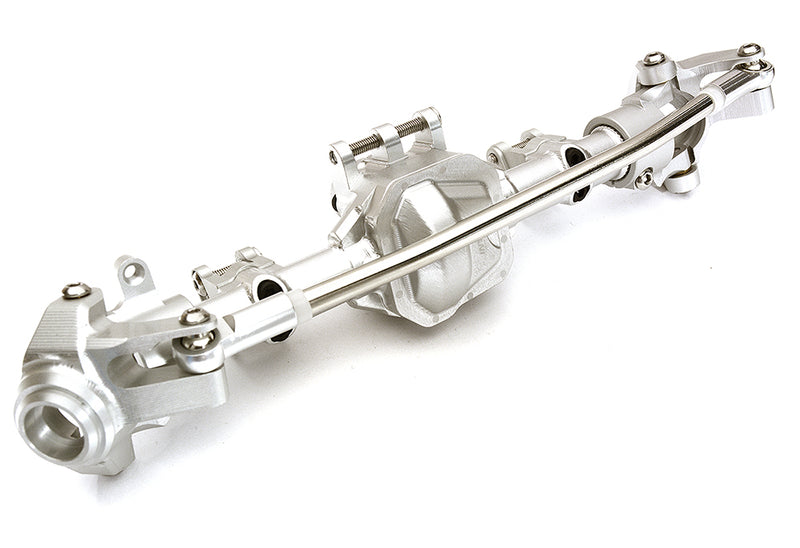 Billet Machined Complete Front Axle Housing Assembly for Axial SCX10 II 90046