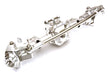 Billet Machined Complete Front Axle Housing Assembly for Axial SCX10 II 90046