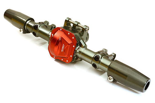 Billet Machined Complete Rear Axle Housing Assembly for Axial SCX10 II 90046