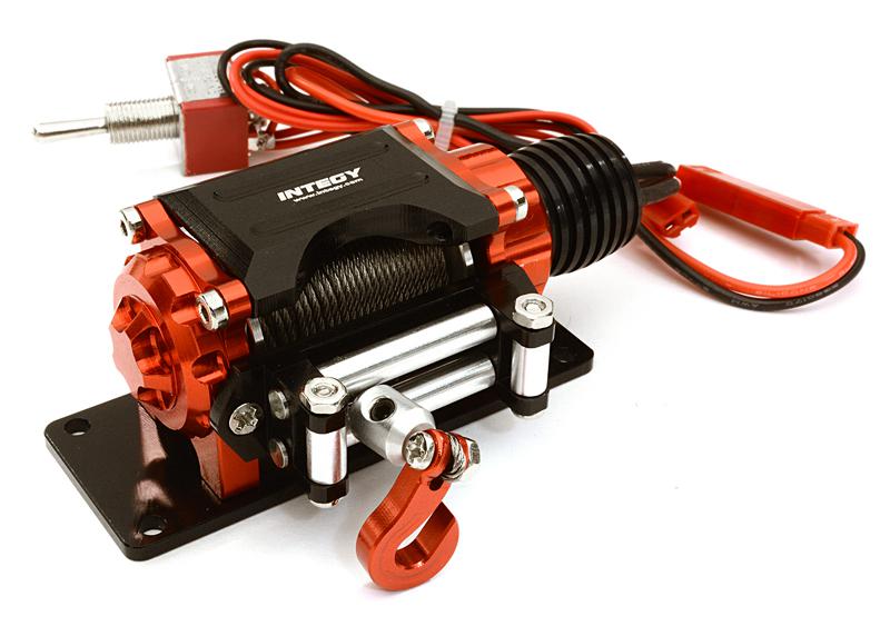 Billet Machined T3 Realistic Mega Winch for Scale Rock Crawler 1/10 Size