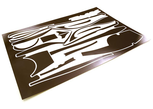 Scratch Resistance Sticker Set Decal for Traxxas 6507R TQi 2.4GHz 4CH Controller