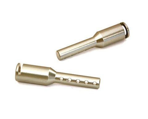 Billet Machined Alloy 5.5mm Size Body Post Extenders +35mm