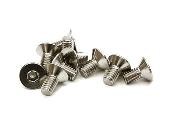 Steel 4 x 8mm Countersunk Hex Screw (10) RC Hardware