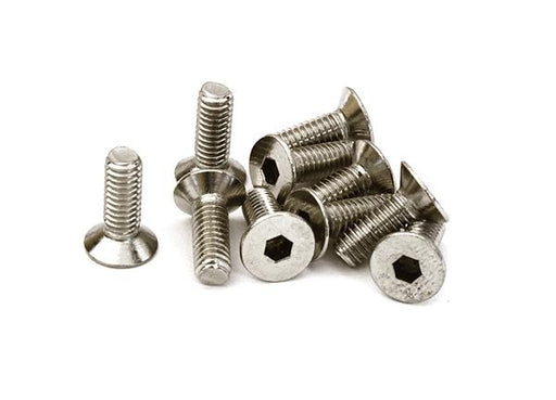 Steel 4 x 12mm Countersunk Hex Screw (10) RC Hardware