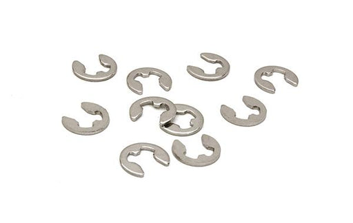 Steel 4mm E-Clip (10) RC Hardware
