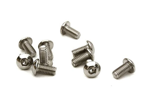 Steel 3 x 6mm Button Head Hex Screw (10) RC Hardware