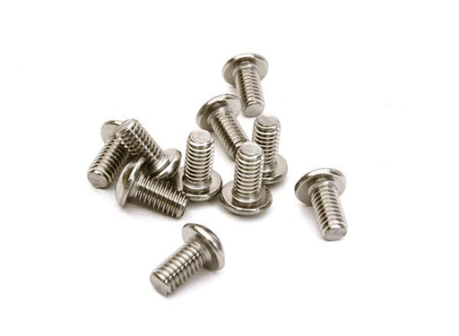 Steel 4 x 8mm Button Head Hex Screw (10) RC Hardware
