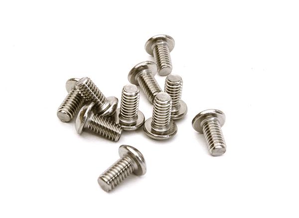 Steel 4 x 8mm Button Head Hex Screw (10) RC Hardware