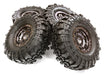 Composite Dual 6 Spoke Off-Road 1.9 Size Wheel & Tire (4) (O.D.=110mm)