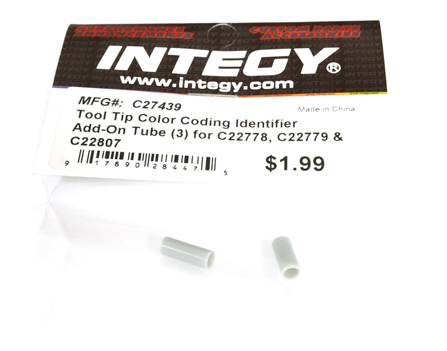 Tool Tip Color Coding Identifier Add-On Tube (3) for C22778, C22779 & C22807