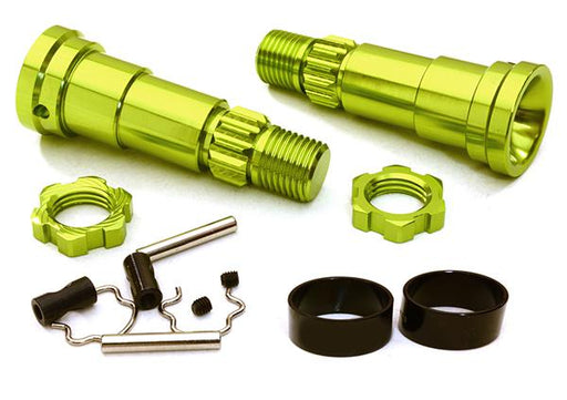 Billet Machined +6mm Ext. Stub Axles for C27070, C27071 & C27072