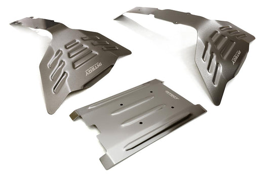 Stainless Steel (Coated) Skid Plate Kit for Traxxas 1/10 E-Revo (-2017) & Summit