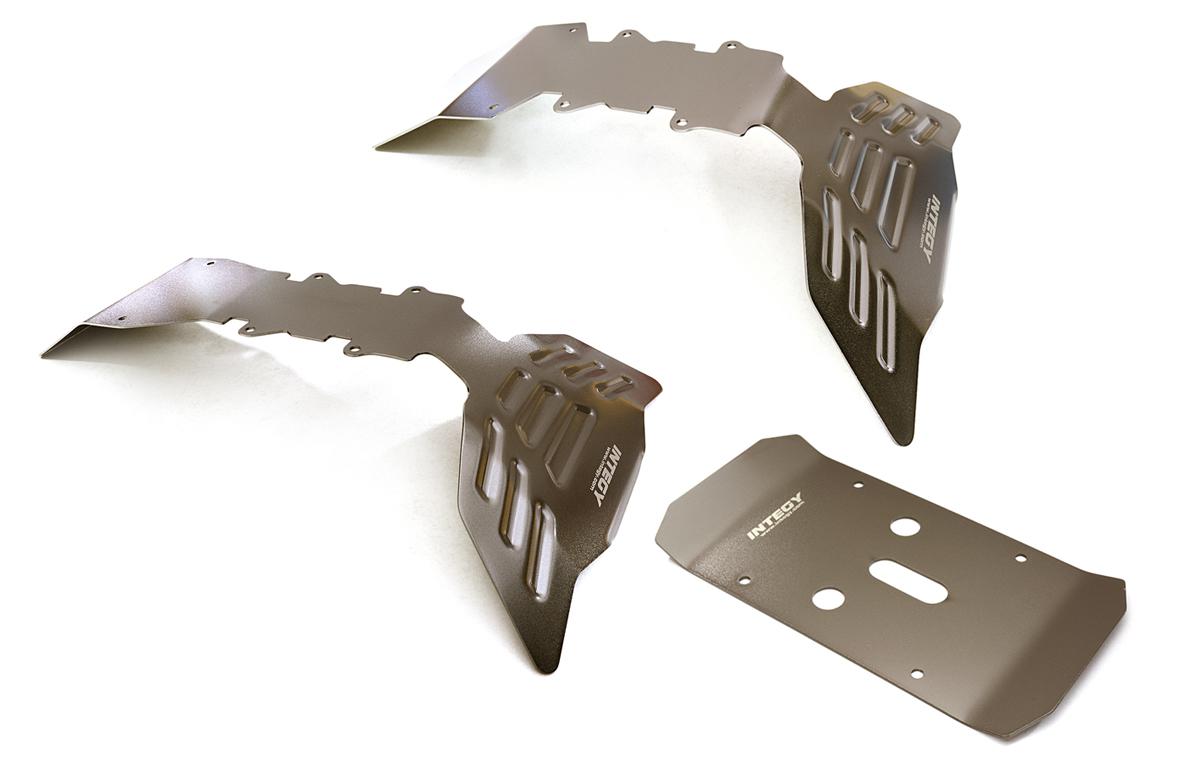 Stainless Steel (Coated) Skid Plate Kit for Traxxas 1/10 E-Maxx