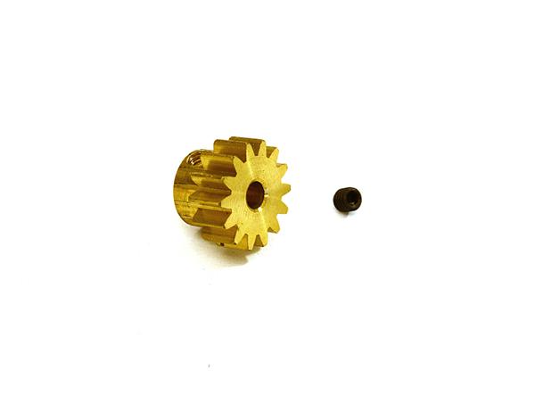 0.8 Pitch Metal Pinion Gear 14T (Brass)