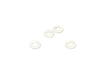 Plastic 3.5x6.8mm Washer Spacer 1.2mm Thickness (4pcs)