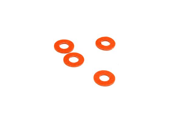 Paper M3x7mm Washer Spacer 0.55mm Thickness (4pcs)