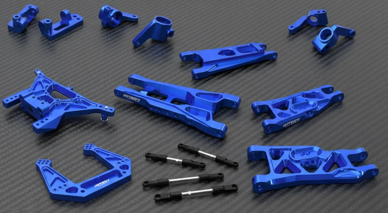 Billet Machined Alloy Suspension Kit for 1/10 Stampede 2WD, Rustler 2WD, Bigfoot