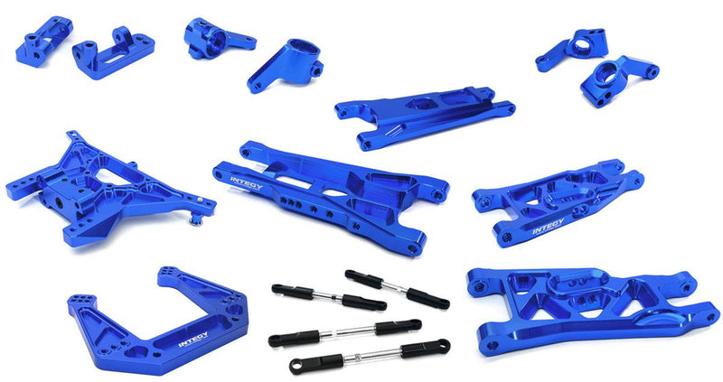 Billet Machined Alloy Suspension Kit for 1/10 Stampede 2WD, Rustler 2WD, Bigfoot