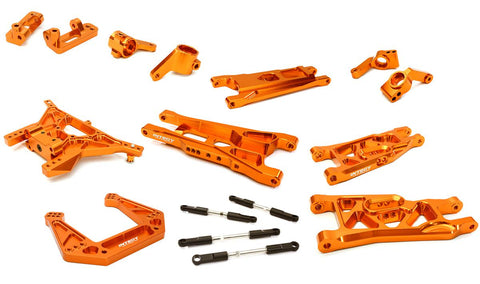 Billet Machined Alloy Suspension Kit for 1/10 Stampede 2WD, Rustler 2WD, Bigfoot