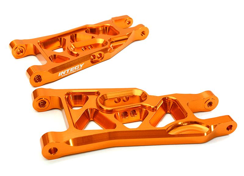 Billet Alloy Front Arms for Stampede 2WD, Rustler 2WD, Slash 2WD & Bigfoot